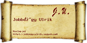 Jobbágy Ulrik névjegykártya
